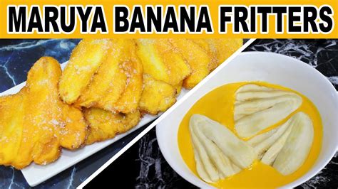 maruyang saging|Maruya Banana Recipe .